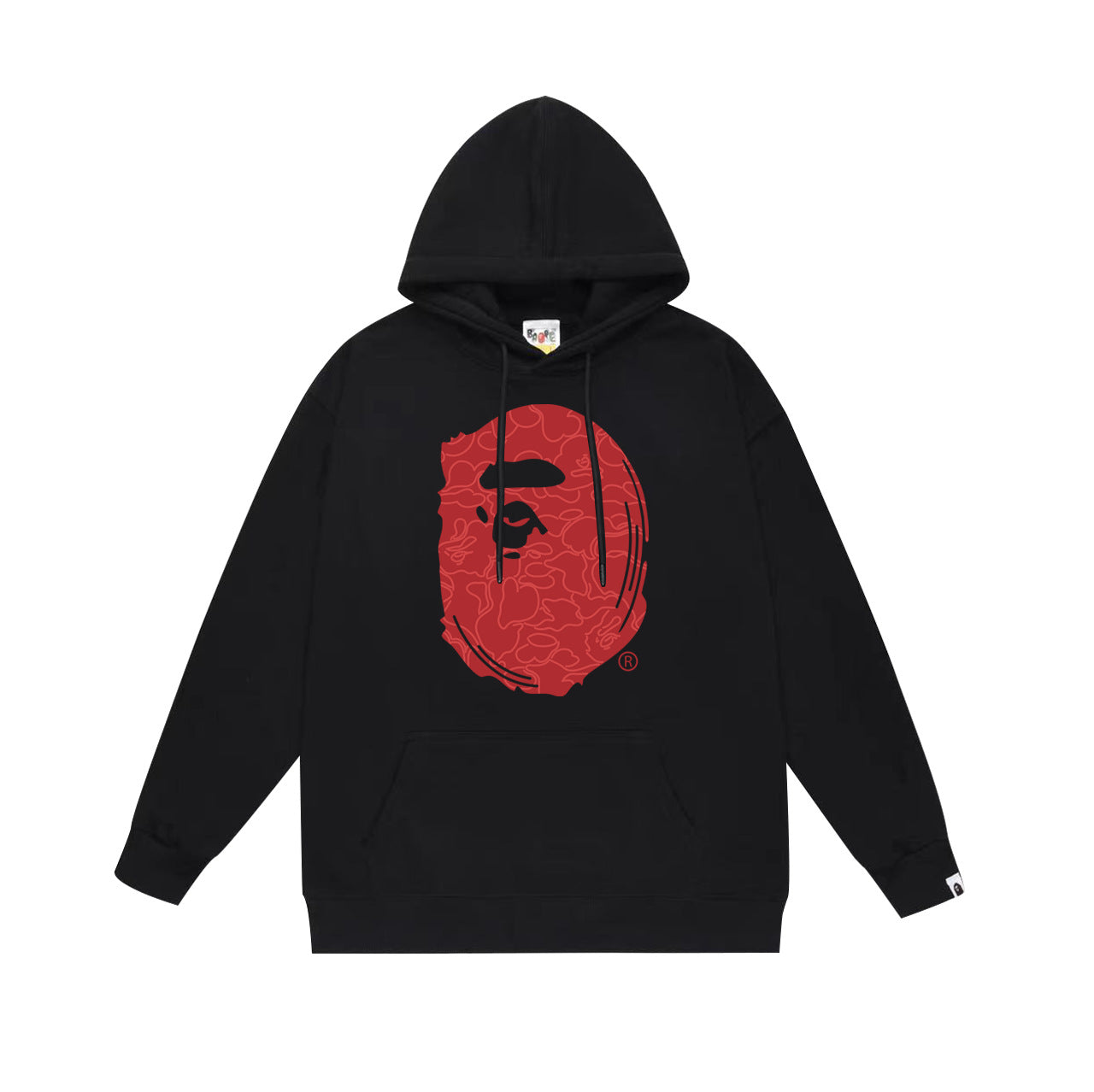 Ape Hoodie Autumn/Winter Letter Print Loose Hoodie Pullover Ape Sweater
