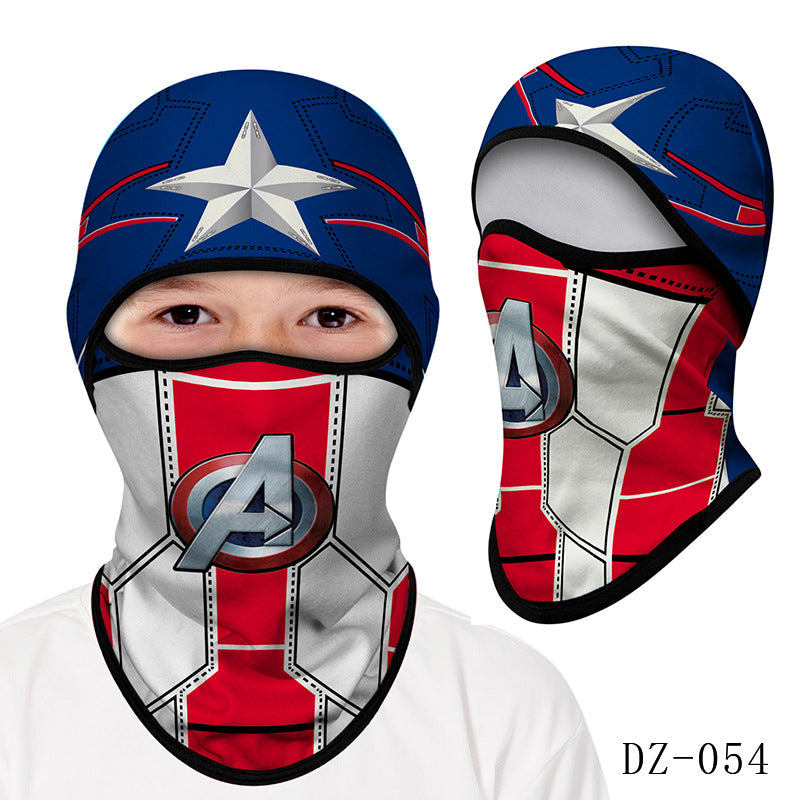 Cycling Windproof Hood Kids Mask Mountaineering Camping Beach Sun Protection