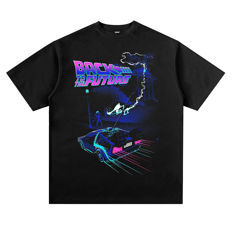 COOL t rapper VINTAGE BACK TO THE FUTURE print shirt