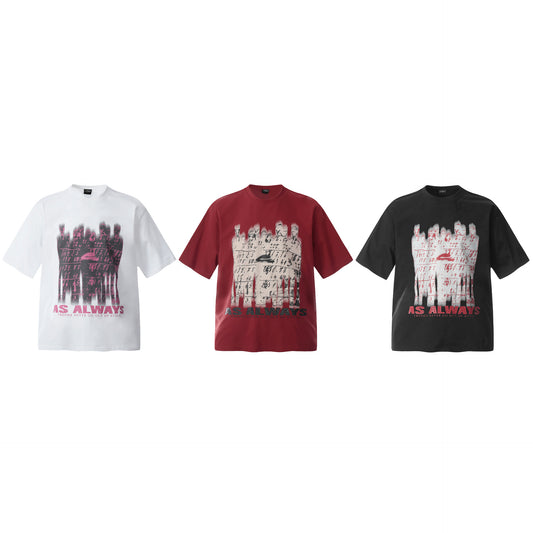 Unisex T-shirts Painting Design Loose T-shirts