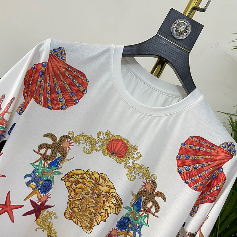 East Coast Shirts Spring/Summer Casual Men's Short Sleeve Crew Neck T-Shirt