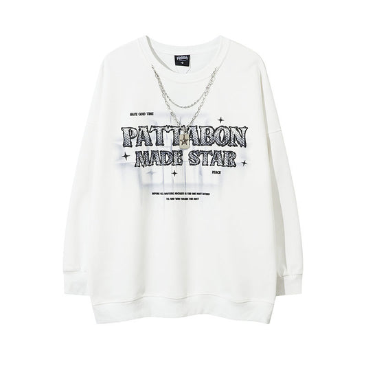 Marcas De Streetwear Autumn Long Sleeve T-Shirt Loose Crew Neck Vintage Top