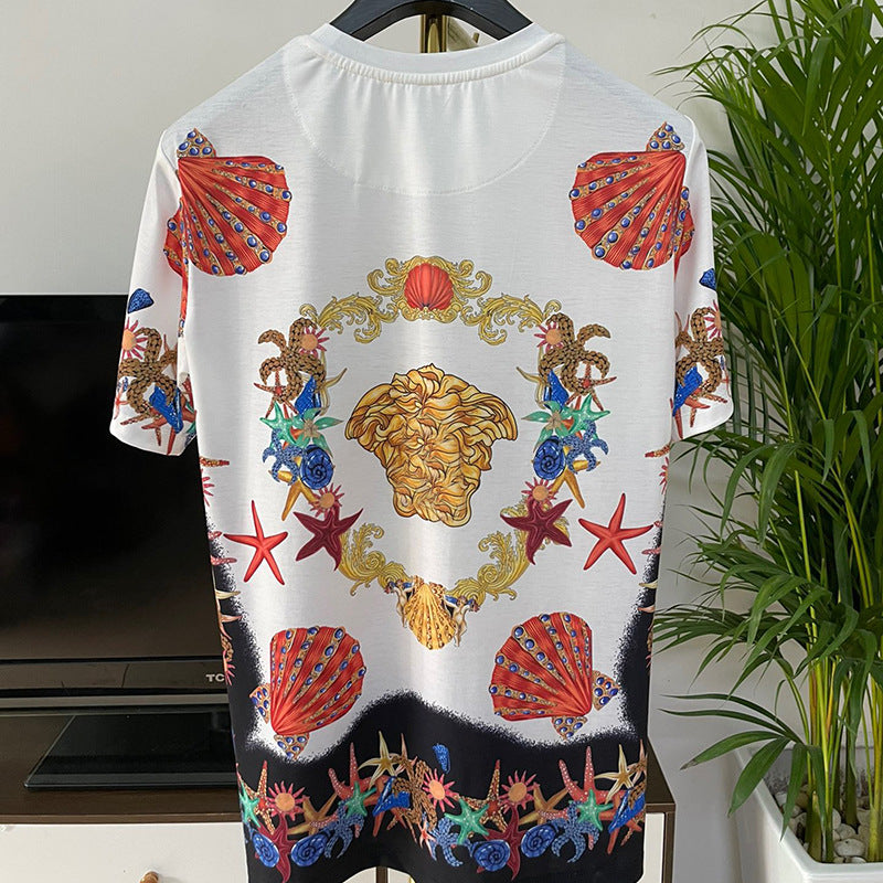 East Coast Shirts Spring/Summer Casual Men's Short Sleeve Crew Neck T-Shirt