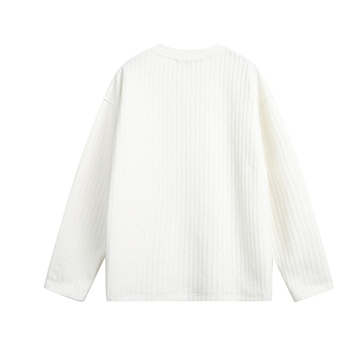Unisex long-sleeved shirt autumcasual half-open collar