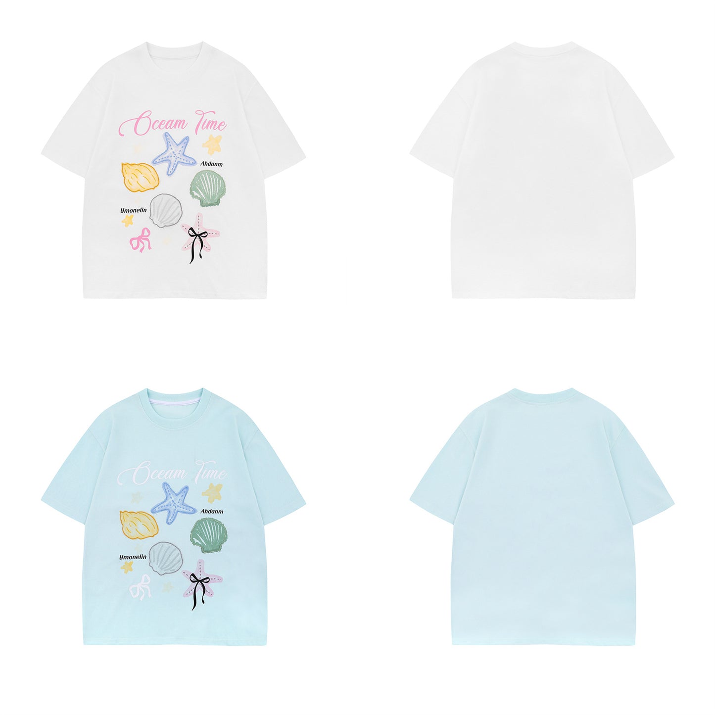 Nyc T Shirt Vintage Short Sleeve T-Shirt Summer Loose Casual Top