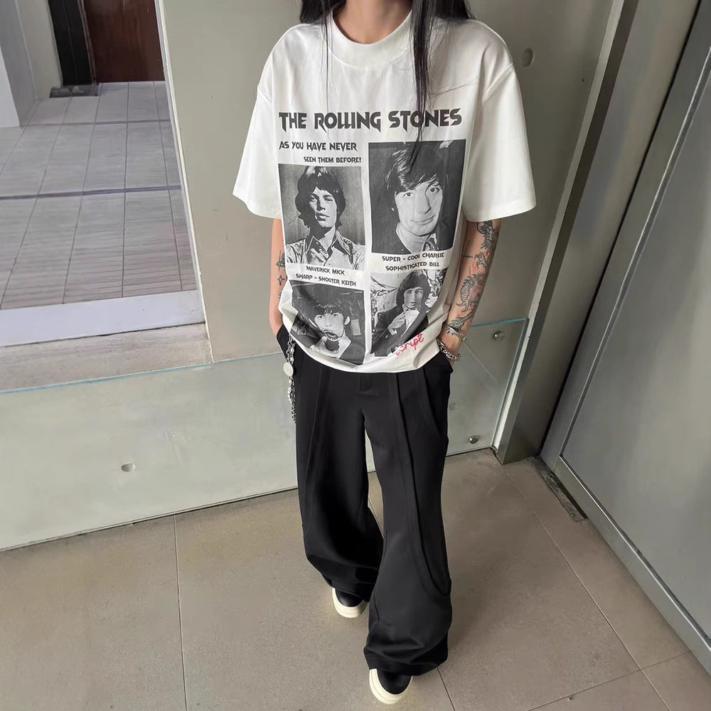 Streetwear Eua t shirt digital print T-shirt