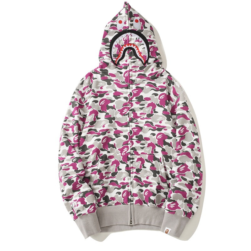 Ape Hoodie Classic Shark Hooded Cardigan Zip Sweater Jacket