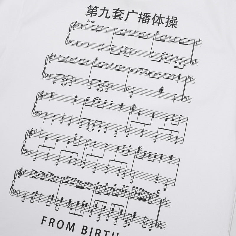 Camisas Retros Short Sleeve Loose T-Shirt