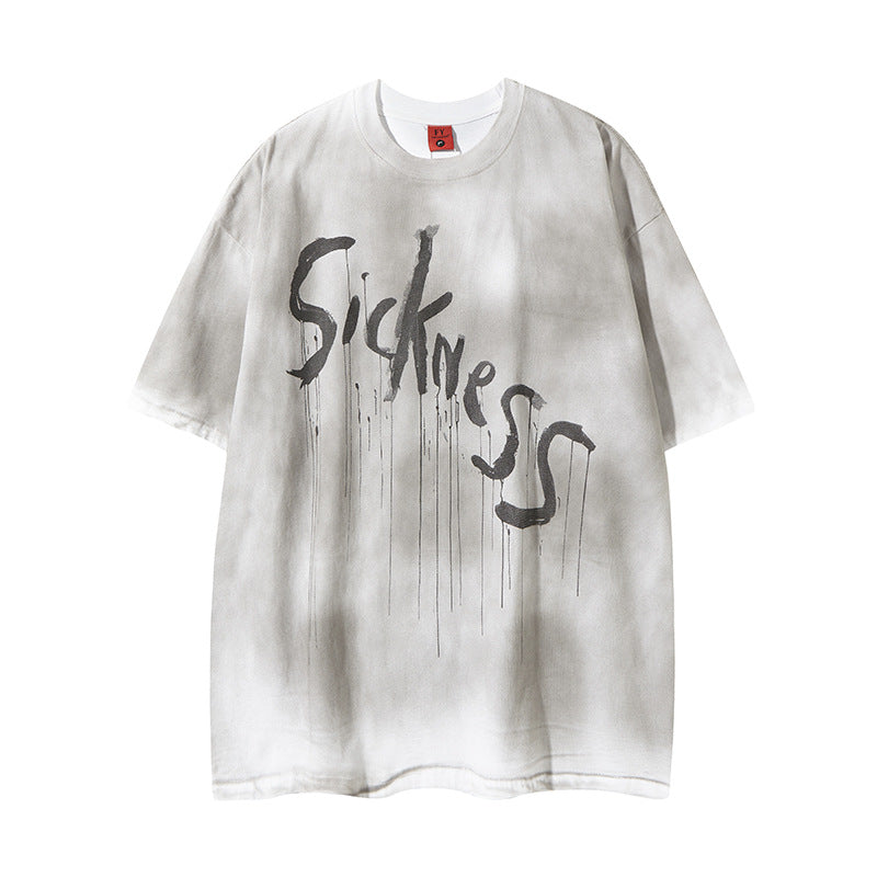 New York Hip Hop Style Loose Short Sleeve T-Shirt Summer Casual Top
