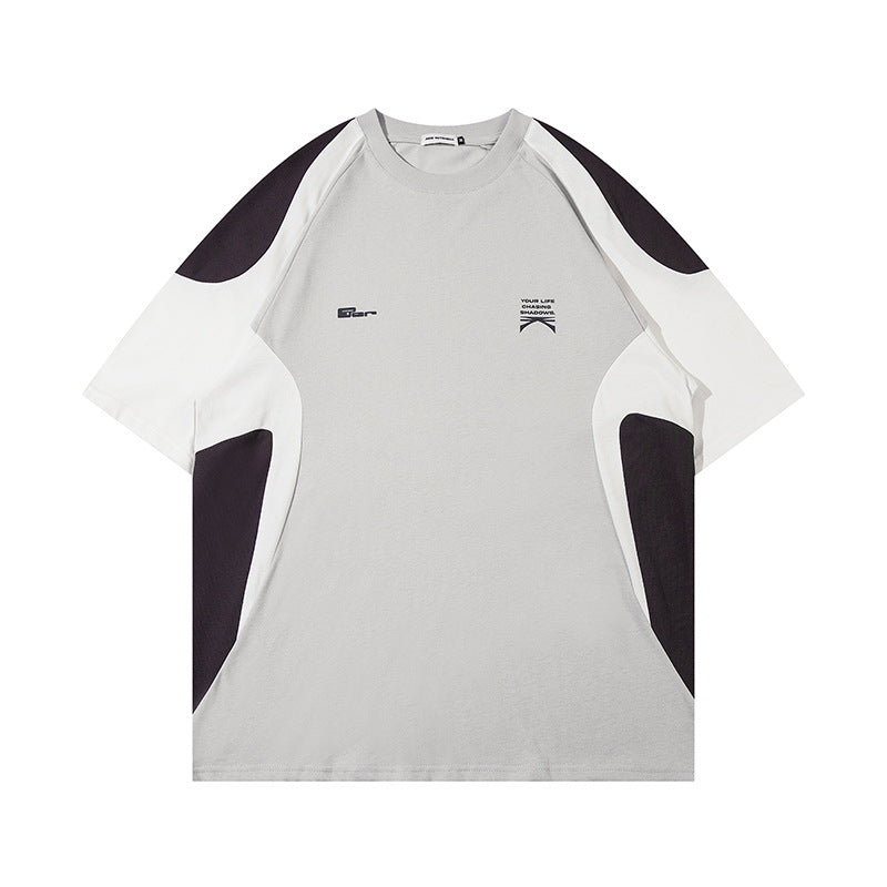 Racing oversized t shirt cleanfit racing short sleeve t-shirt