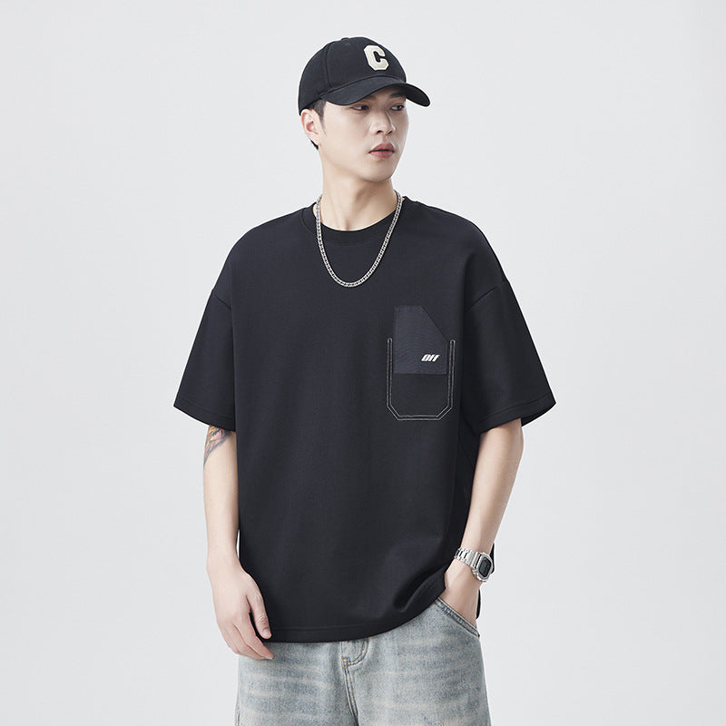 Mens T-shirts Short Sleeves Loose