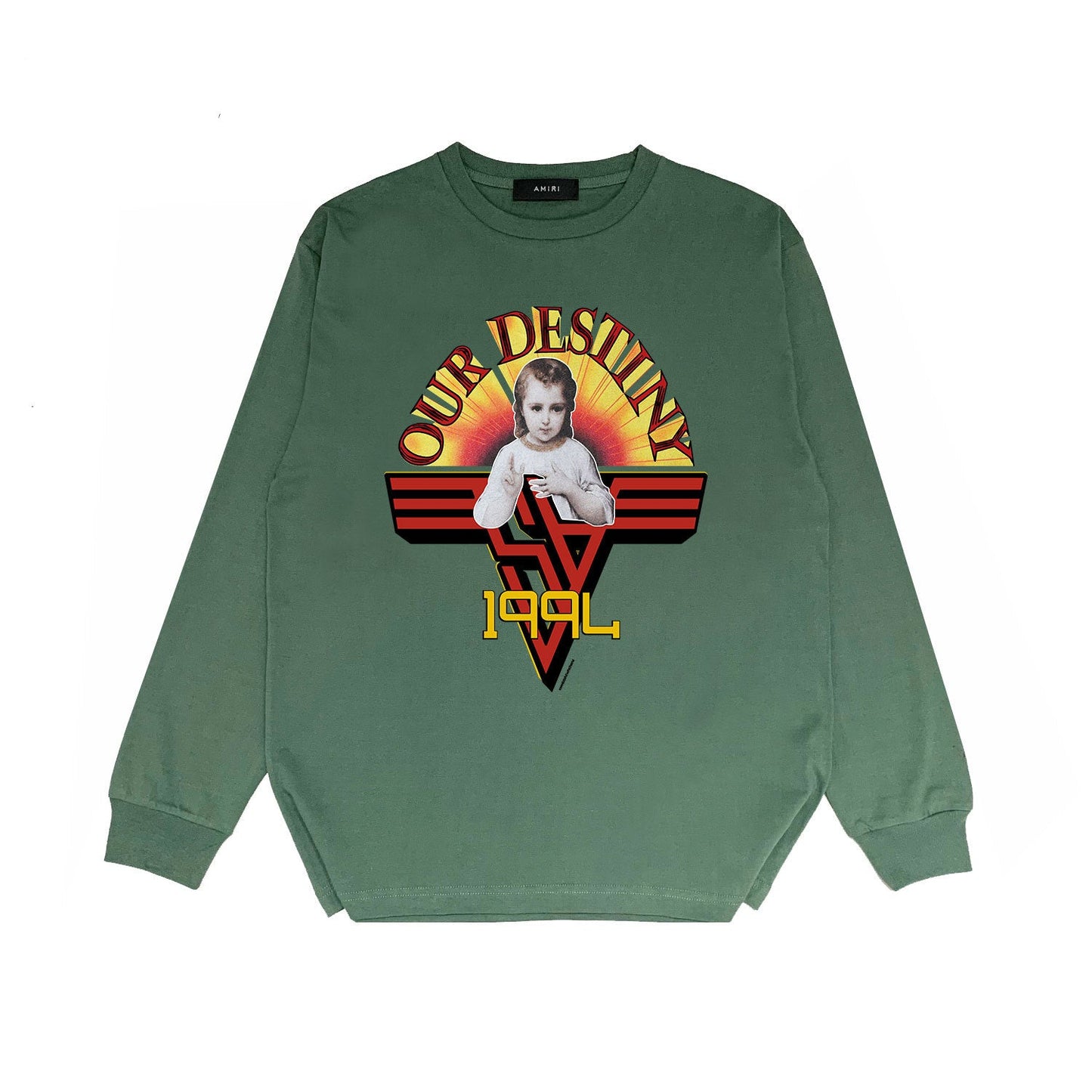 Amiri Long Sleeve Shirt Long Sleeve Long-Sleeved T-Shirt Blouse