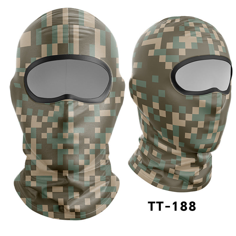 Cycling Windproof Hood Dust and Sun Protection Summer Camouflage Mask