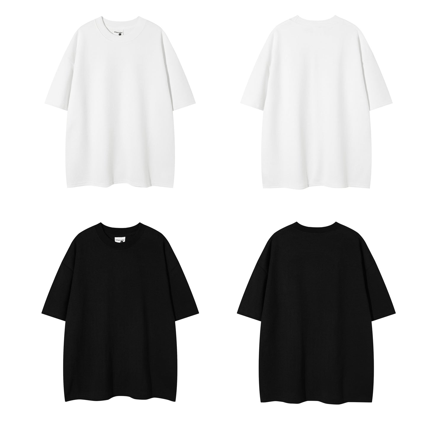 Camisetas streetwear Summer Vintage Crew Neck Casual Loose Short Sleeve T-Shirt