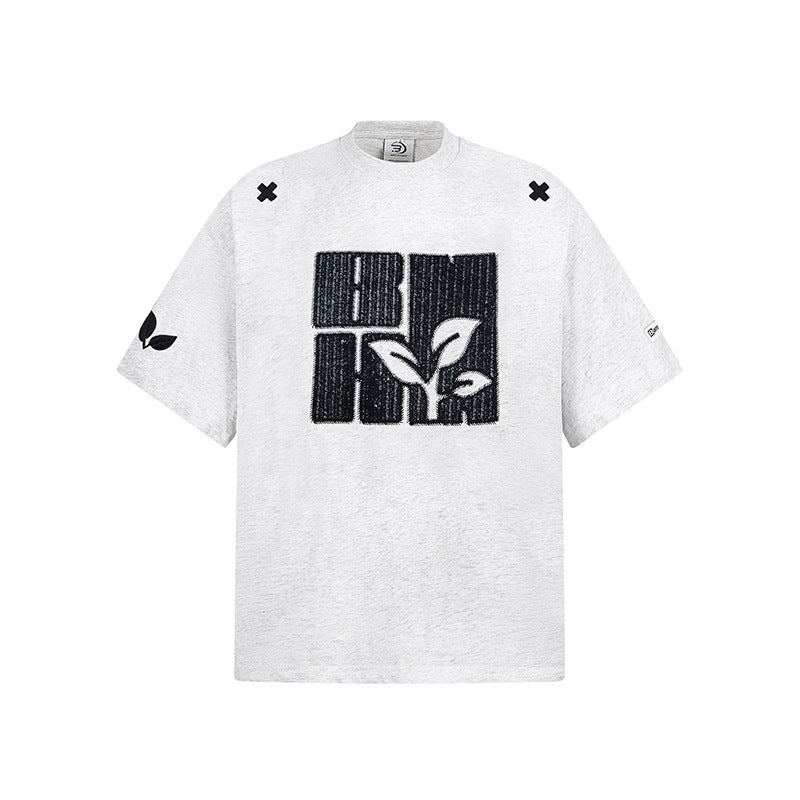 Hip Hop Clothes New York Embroidered Short Sleeve T-Shirt Summer Oversize Casual Top
