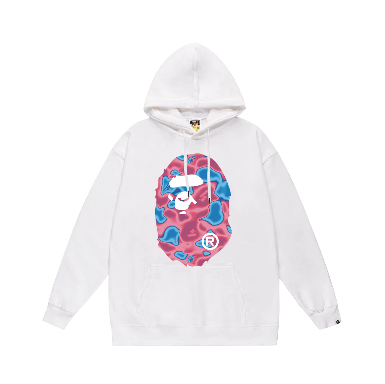Ape Hoodie Autumn/Winter Letter Print Loose Hoodie Pullover Ape Sweater
