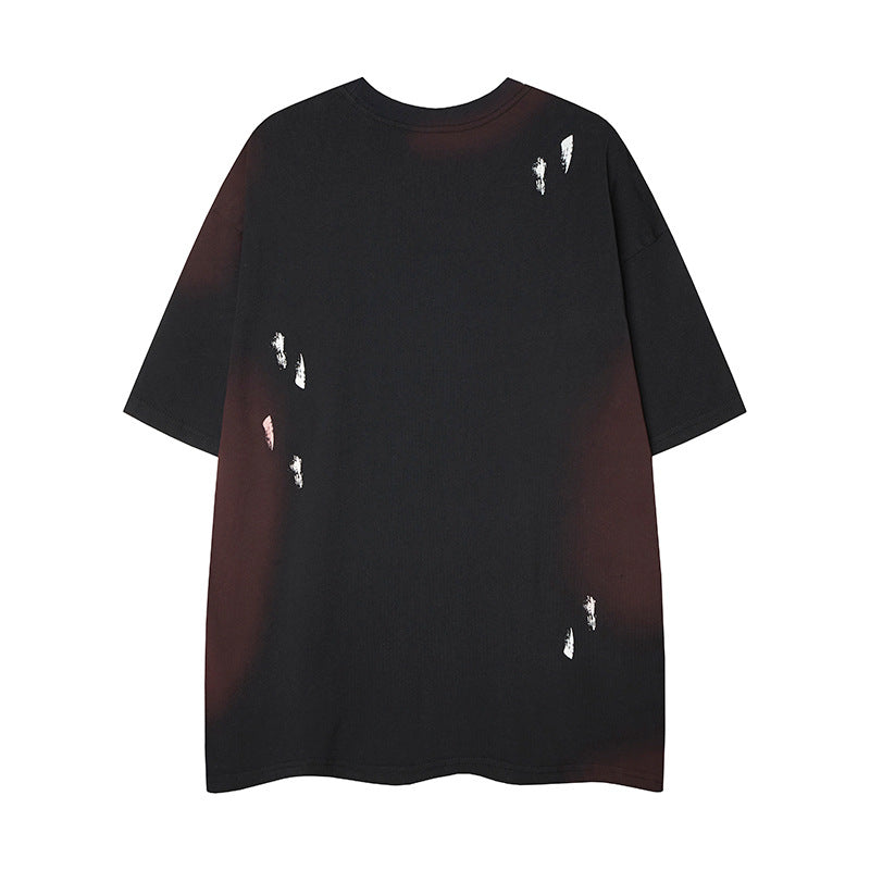 Nyc 1990 Shirt Summer Casual Letter Print Loose Short Sleeve T-Shirt