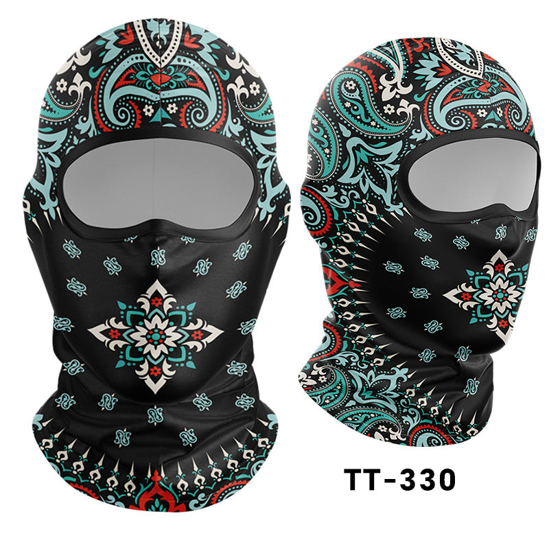 Cycling Windproof Hood Sunscreen Mask Scarf Integrated Lining