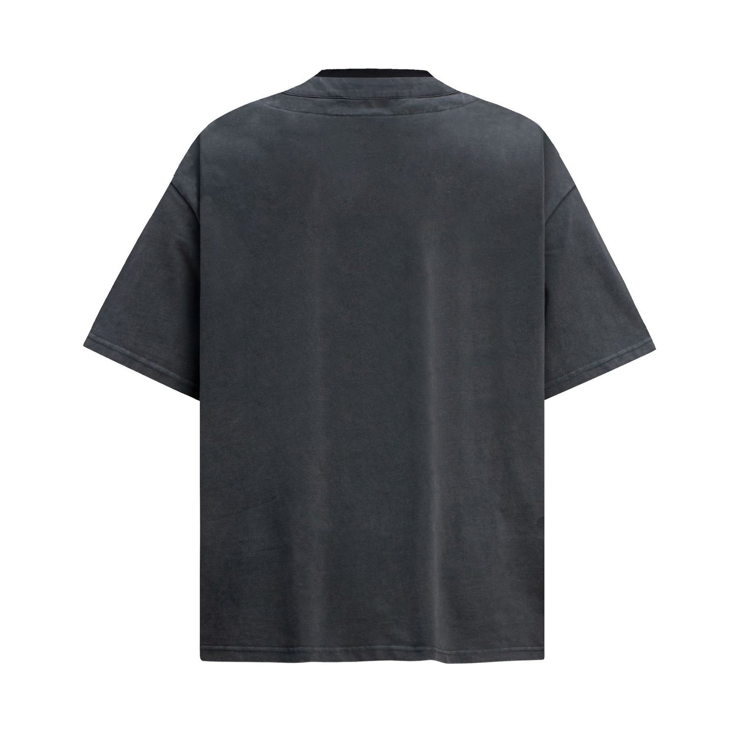 T shirt vintage usa summer zipper collar short sleeve t-shirt