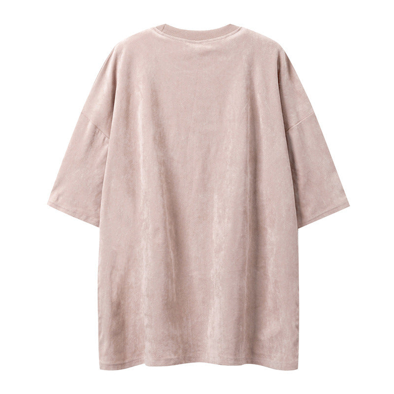 US drip outfits Summer Vintage Puppy Casual Loose Short Sleeve T-Shirts