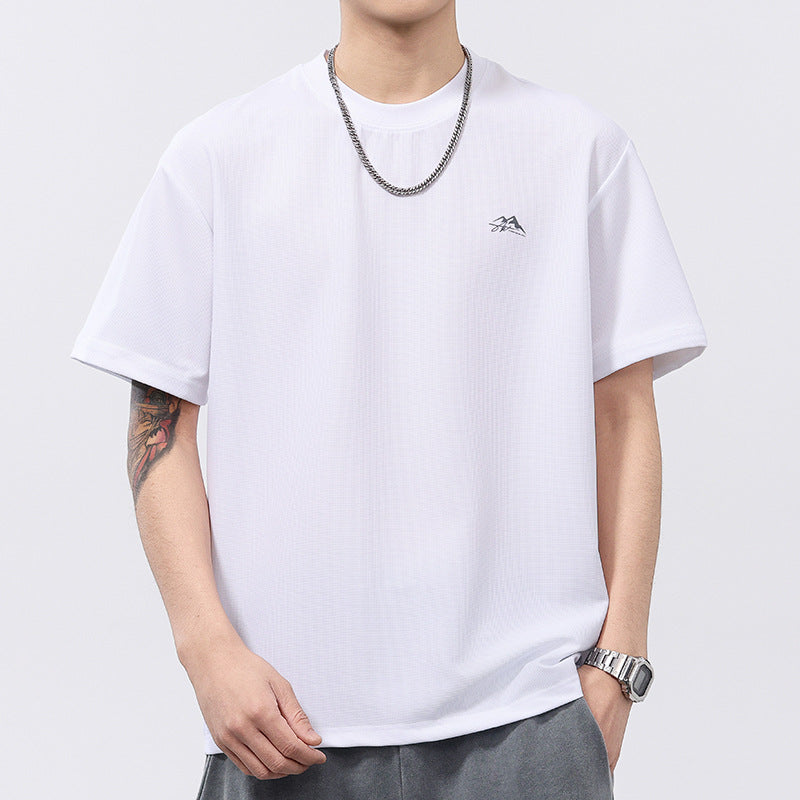 Mens T-shirts Summer Loose Printed Top