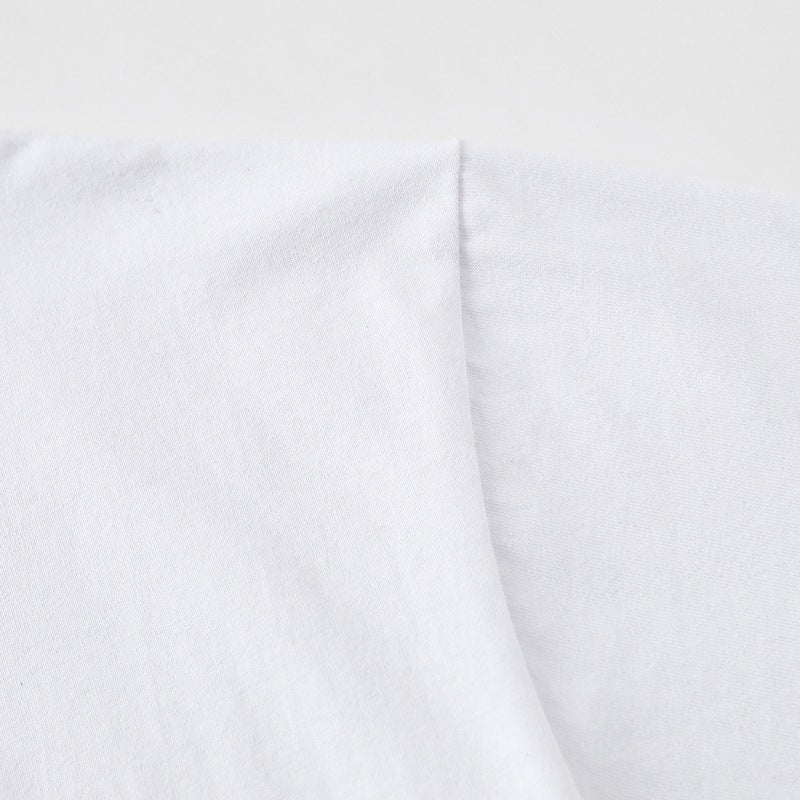 US drip outfits Summer Vintage Casual Loose Short Sleeve T-Shirts