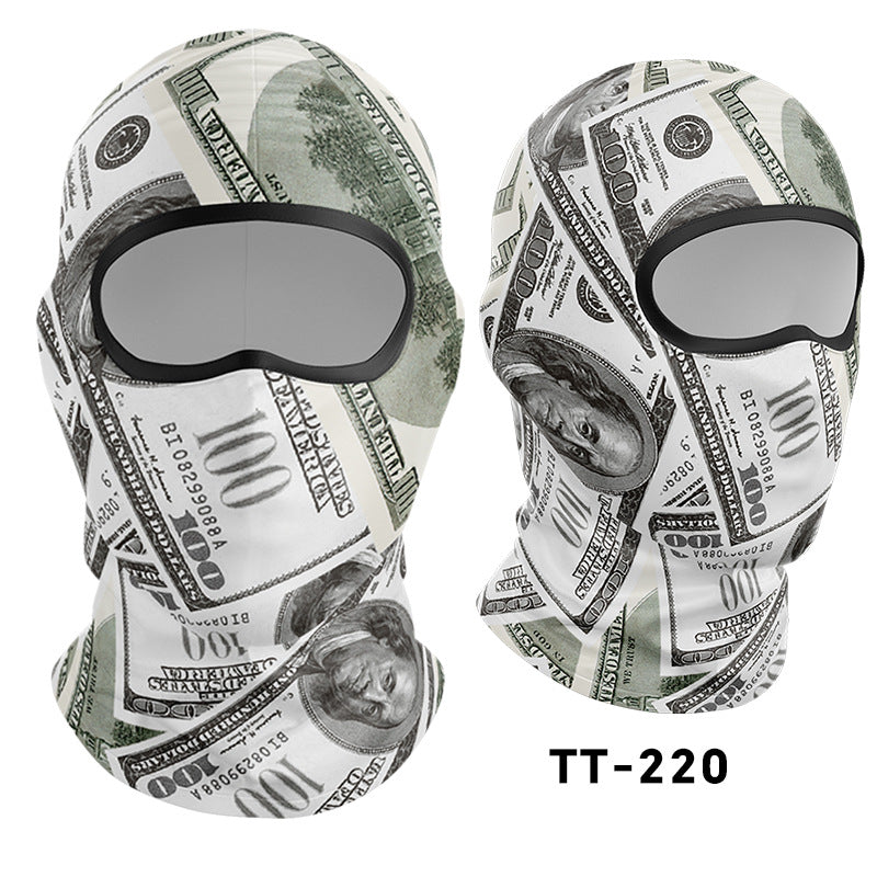 Cycling Windproof Hood Sunscreen Ice Silk Headgear