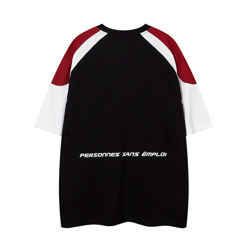 Racing oversized t shirt cleanfit racing short sleeve t-shirt