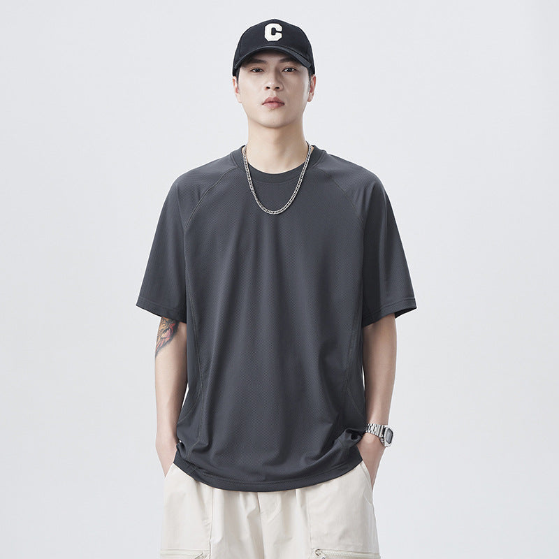 Mens T-shirts Summer Loose Short Sleeves