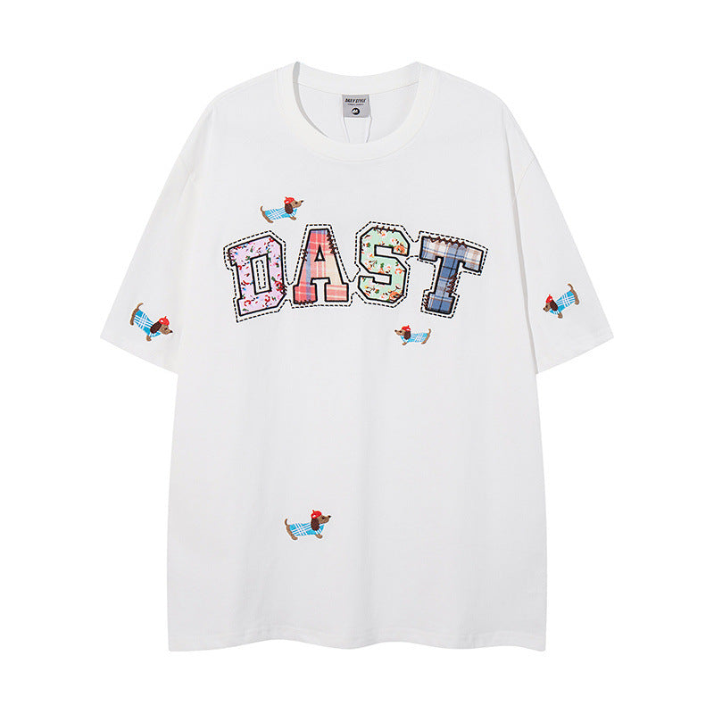 Camisetas streetwear Summer Vintage Casual Loose Short Sleeve T-Shirt