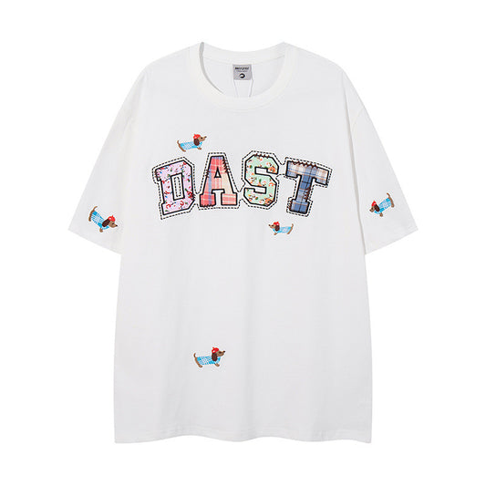 Camisetas streetwear Summer Vintage Casual Loose Short Sleeve T-Shirt