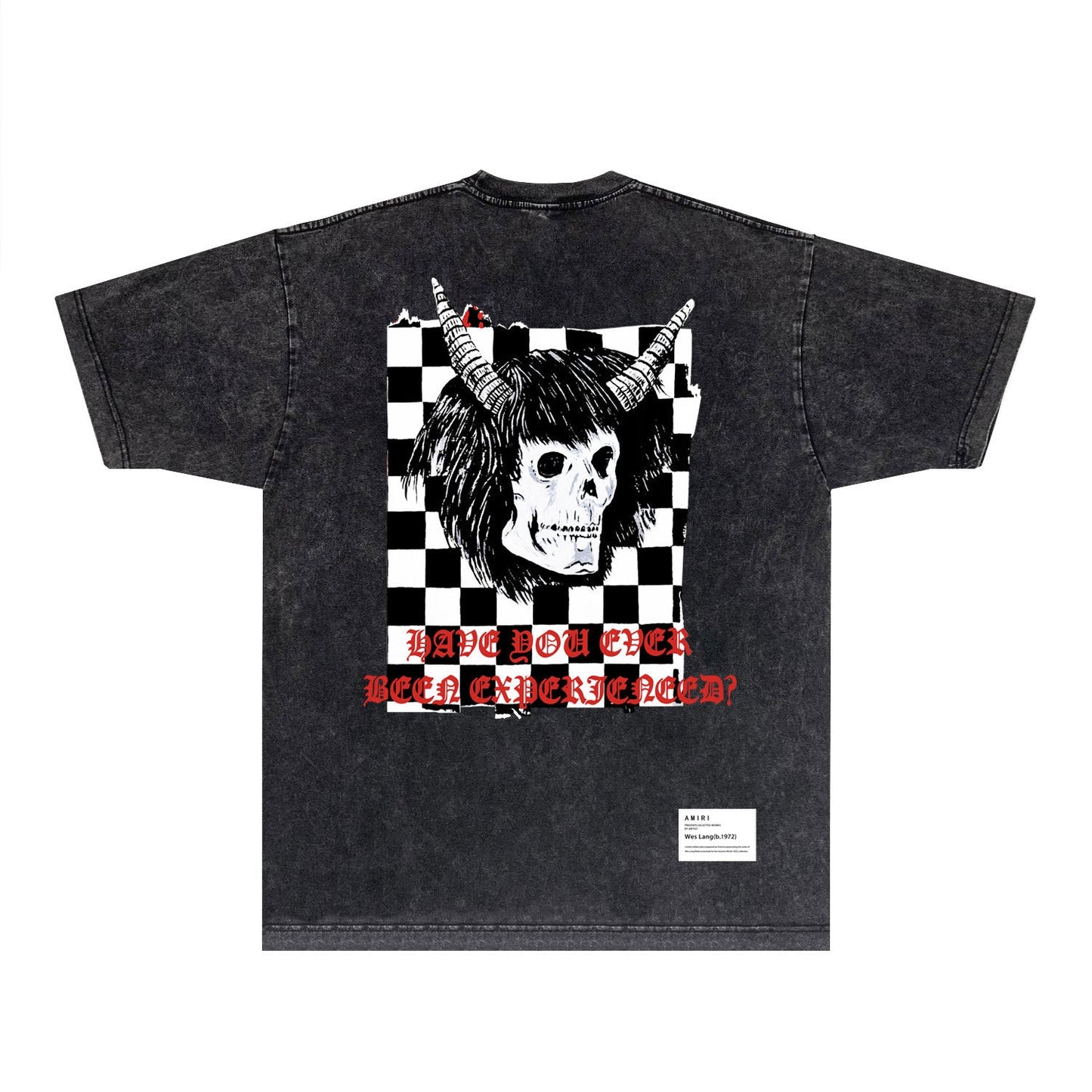 Amiri T-Shirt Vintage Distressed Short-Sleeved T-shirt