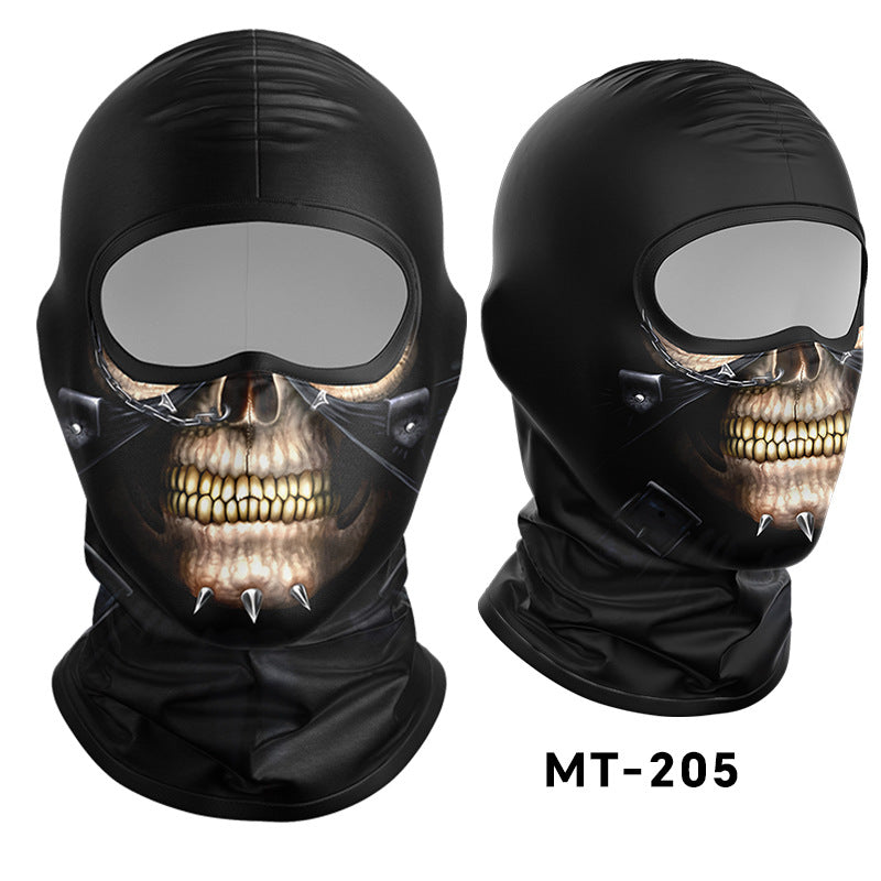 Cycling Windproof Hood Sunscreen Ice Silk Lining Cap Men's and Women's Face