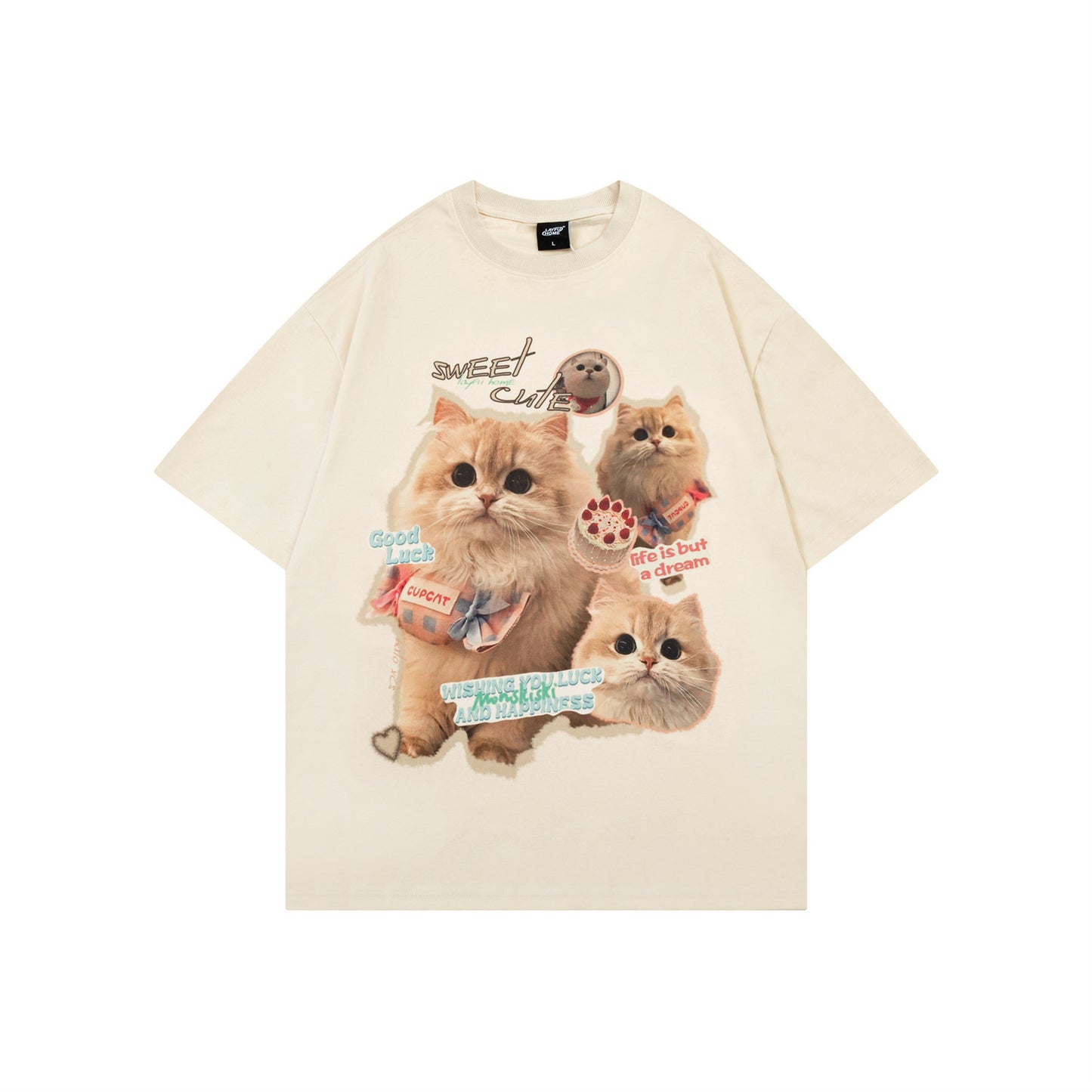 Vintage tarz t shirt vintage short sleeve t-shirt summer loose casual top