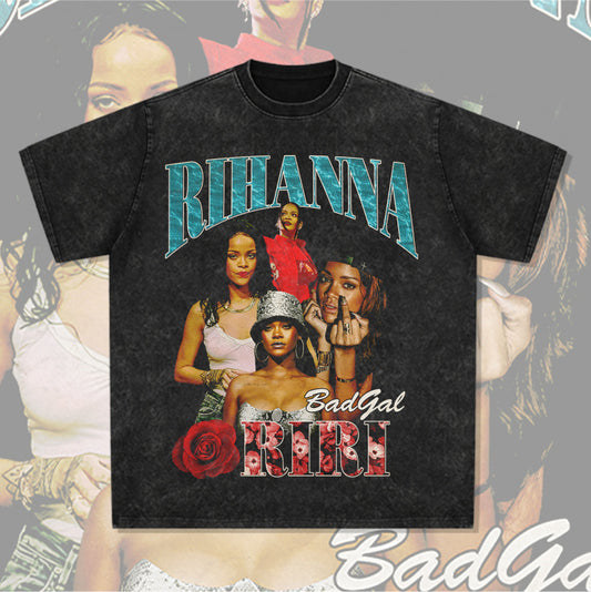 New york hip hop shop Vintage hip hop Rihanna print t-shirt
