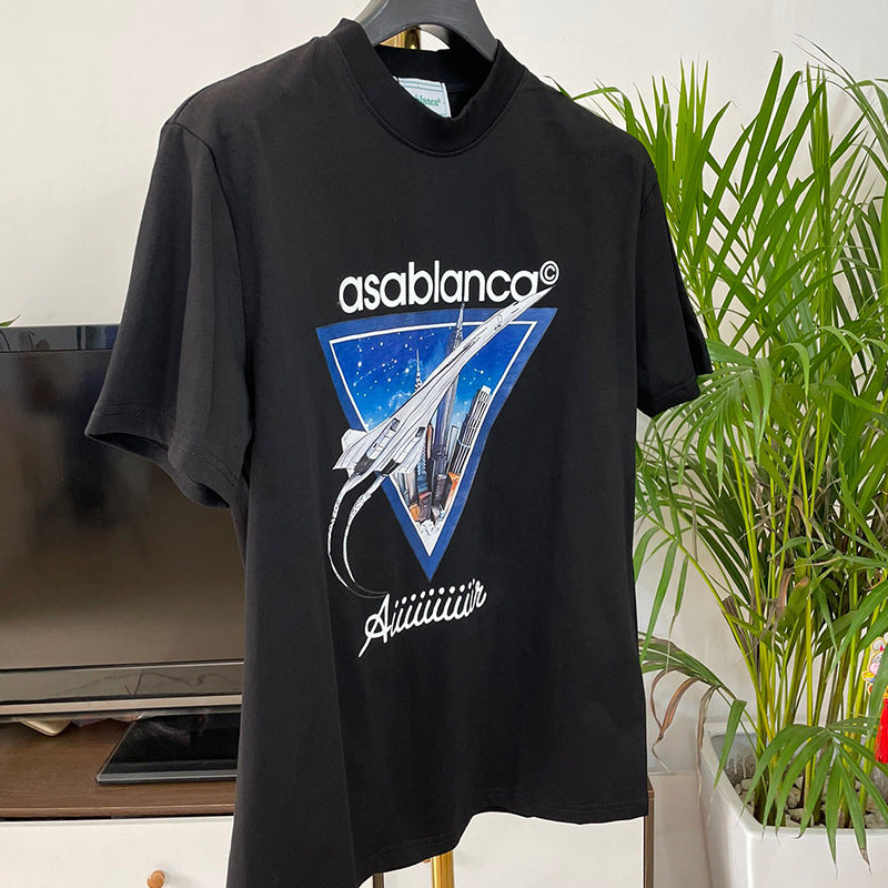 East Coast Shirts Summer Casual Crew Neck Short Sleeve Men's T-Shirt Top
