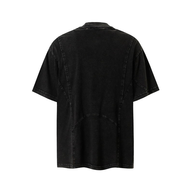 Camisas Retros Vintage Loose Short Sleeve T-Shirt