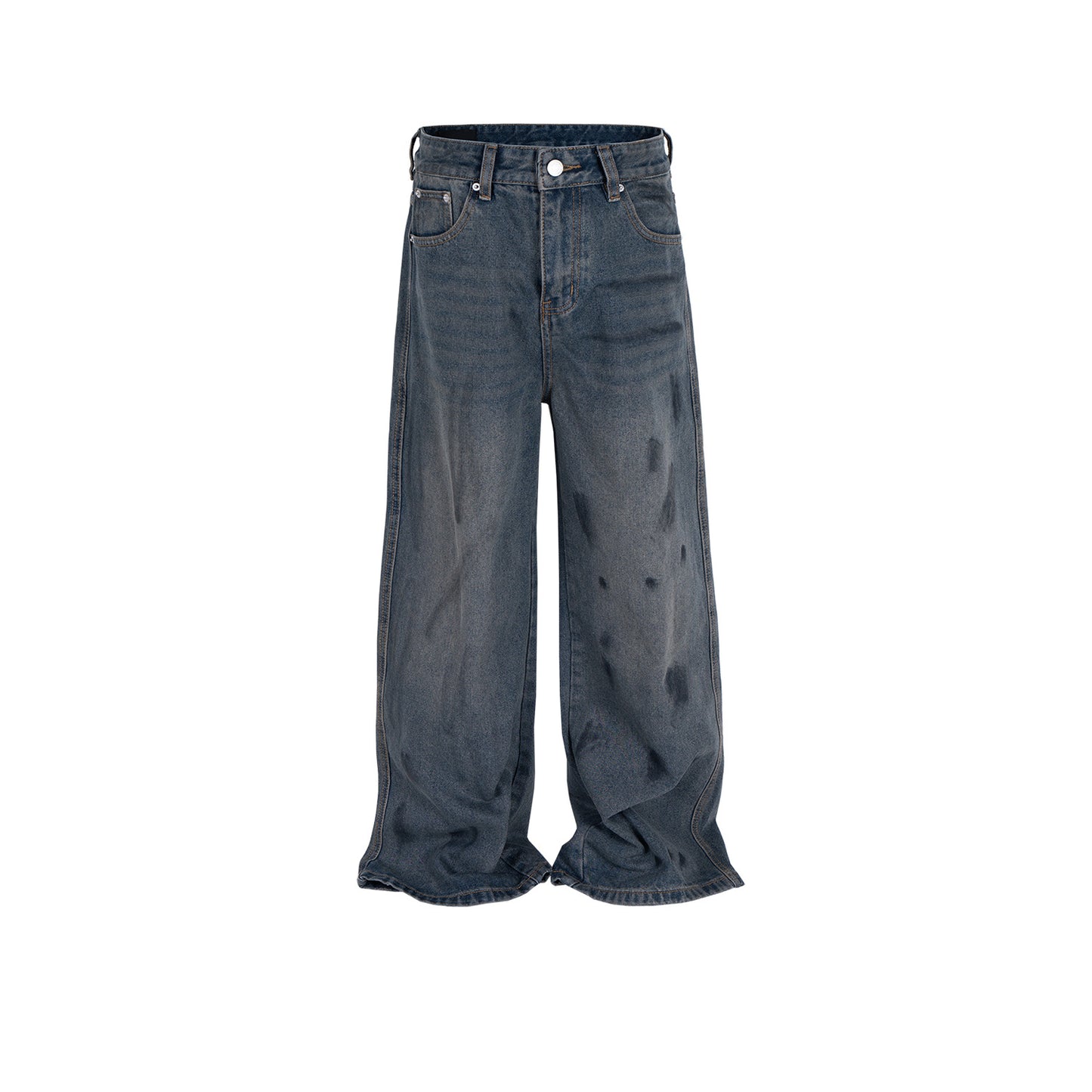 Rock Revival Jeans Wide Leg Jeans Old Blue Trousers