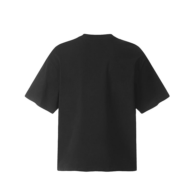 Hip hop shirt retro cleanfit slogan short sleeve t-shirt