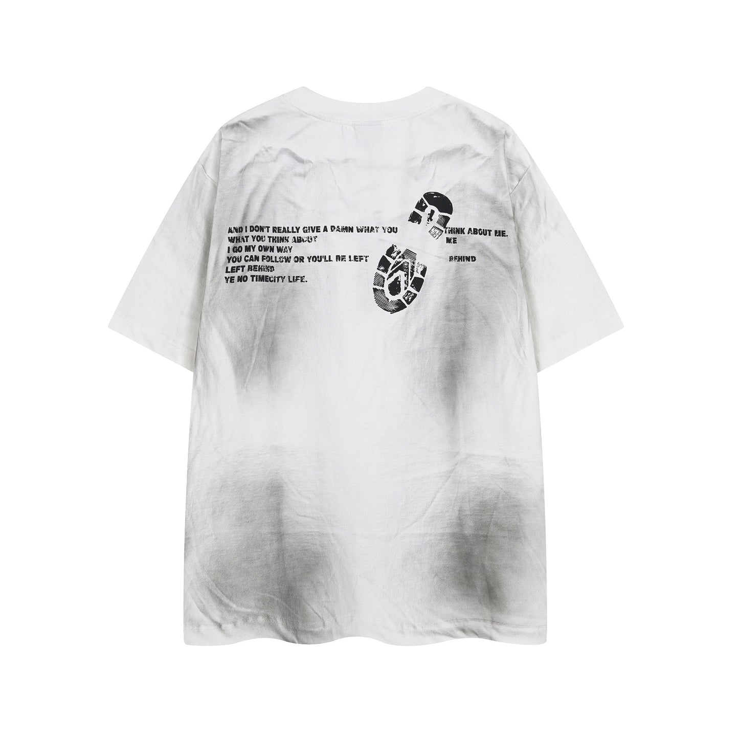 Retro Style Shirt For Men Summer Wash Short Sleeve T-Shirt