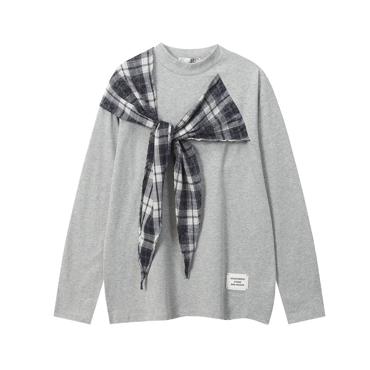 Unisex long-sleeved shirt casual strap design