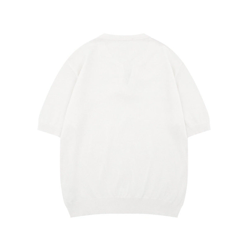 US drip outfits Summer Vintage Casual Loose Short Sleeve T-Shirts
