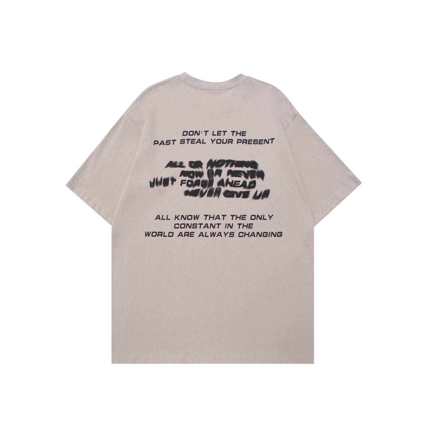 Vintage Tišö Rt Summer Vintage English Alphabet Short Sleeve T-Shirt