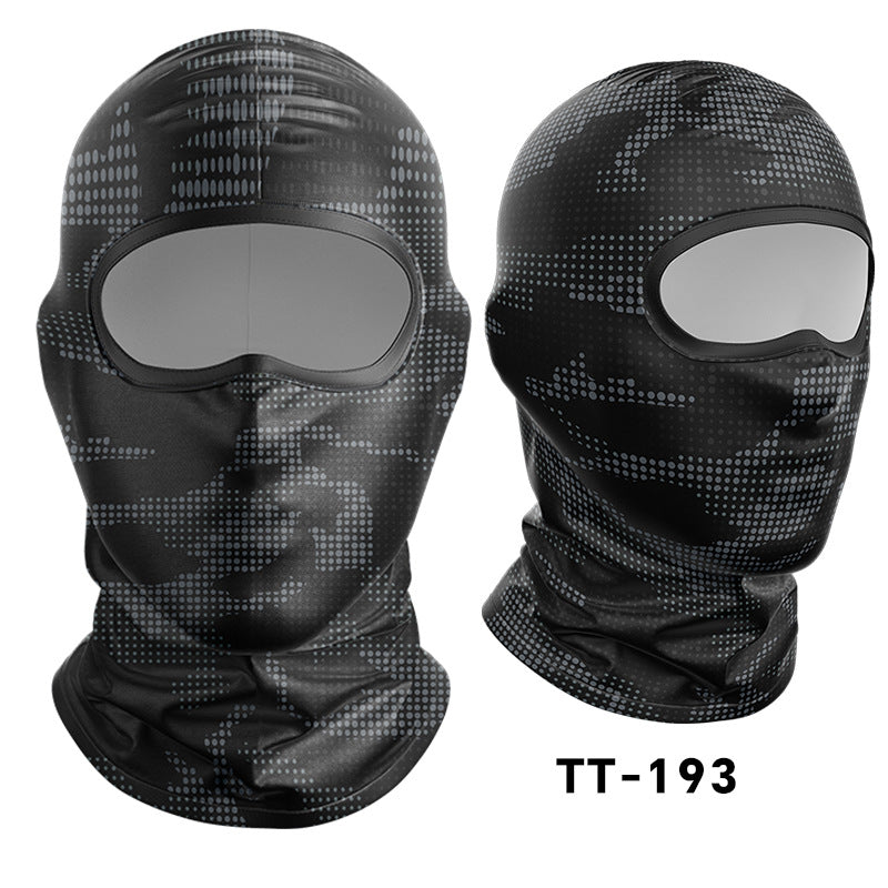 Cycling Windproof Hood Dust and Sun Protection Summer Camouflage Mask