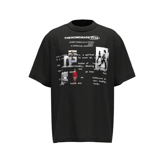 Hustle vintage summer short sleeve t-shirt