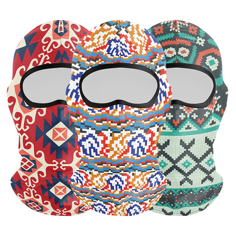 Cycling Windproof Hood Sunscreen Mask Scarf Integrated Lining
