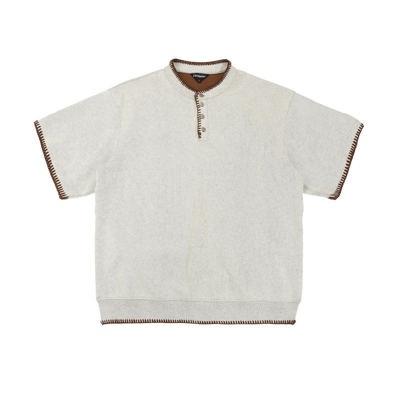 US drip outfits Summer Vintage Casual Loose Short Sleeve T-Shirts