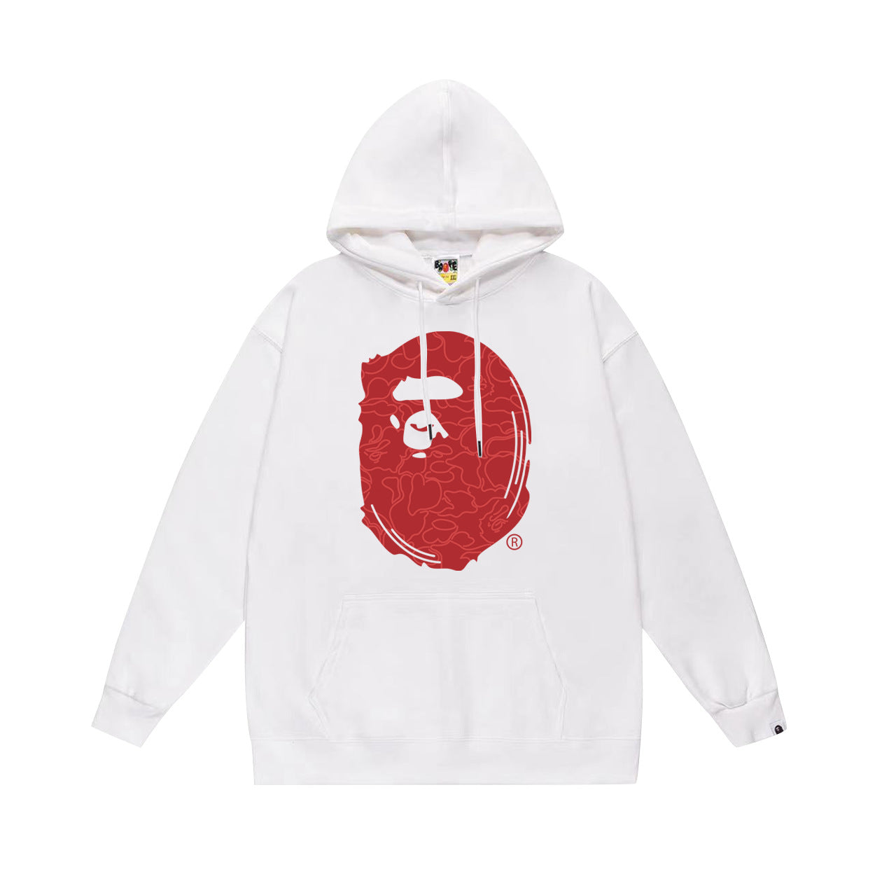 Ape Hoodie Autumn/Winter Letter Print Loose Hoodie Pullover Ape Sweater