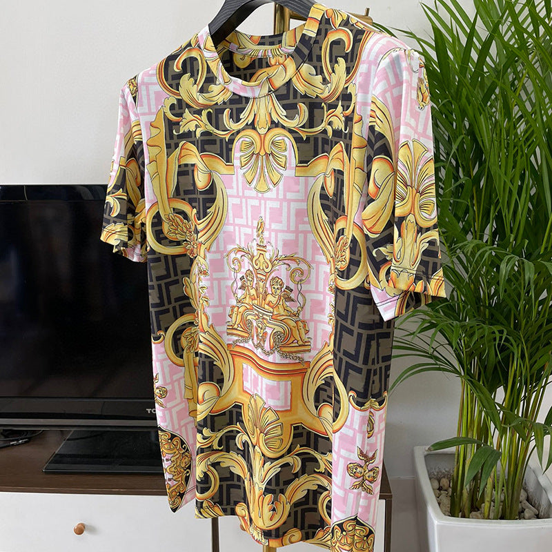 East Coast Shirts Spring/Summer Digital Print Casual Men's Short Sleeve T-Shirt