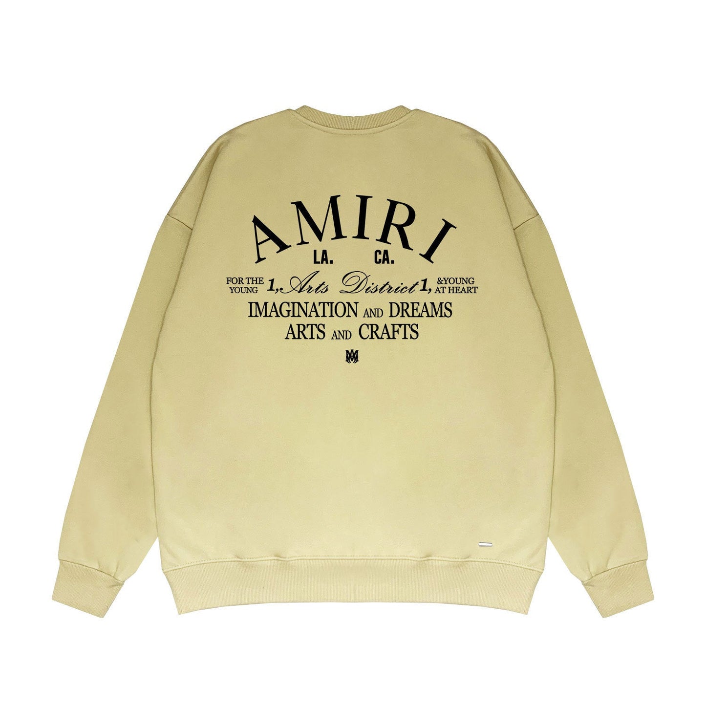 Amiri Long Sleeved Shirt Fashion Brand Crew Sweatshirts round Neck Sweater
